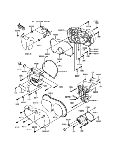 VN900 Крышки двигателя