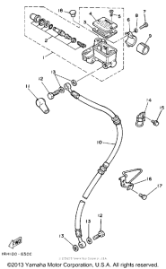 TT225S Front master cyinder