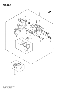 SFV650 (ABS) Задний суппорт