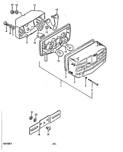 GS450 Задний комбинированный сигнал
