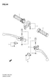 DL1000 Рулевой рычаг