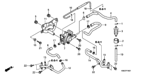 CB250 Воздушный клапан всасывания