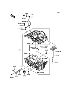 KLE250 クランクケース