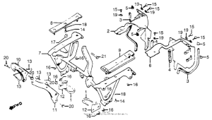 GL1100I Кронштейн крепления 