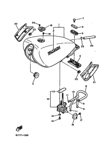 YX600 YX600B Tank fuel