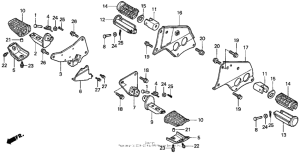 GL1500CT Подножки