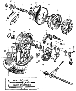 CA77 Переднее колесо