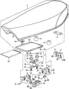 XL250 Сиденье
