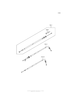 EX300 Тросы управления