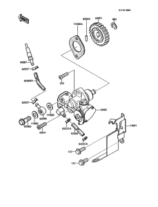 KMX125 Масляный насос