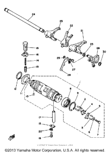 XS1100SG Shift cam-fork