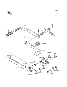 VN1500 Механизм переключения передач