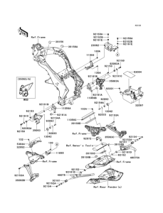 ZX1000 Frame fittings(1 / 2)