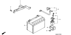 NX650 Заднее крыло
