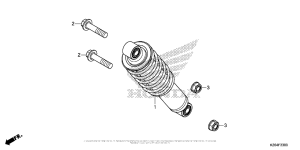 MSX125 Задние амортизаторы