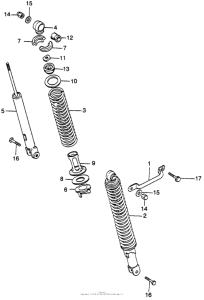 CB360 Амортизатор
