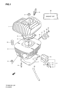 TF125 Цилиндр