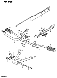 FR80 Подножки