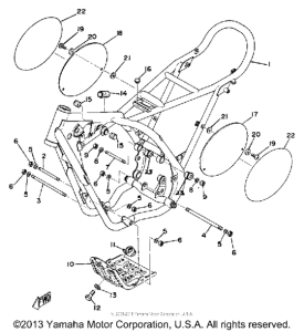 YZ360A Frame side cover