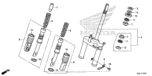 NCH50 Передняя вилка