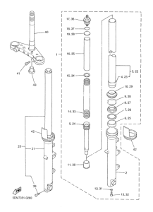 FZS600 Передняя вилка