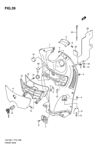 UX150 Багажник передний