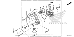 GL1800 Водяной насос