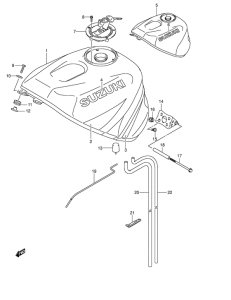 GSX-R1000 Tank fuel