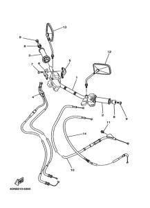 SRV250 ｽﾃｱﾘﾝｸﾞﾊﾝﾄﾞﾙ. ｹｰﾌﾞﾙ 2