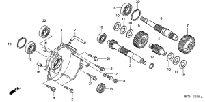 FJS600 Трансмиссия