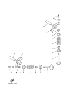YB125SPD Клапана