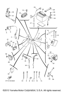 TW200R Электрика