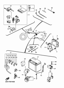 XVS950CU Электрика 2