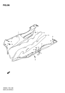 AN650 (ABS) Side leg shield