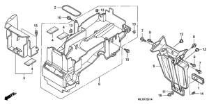 CB1300S (ABS) Заднее крыло