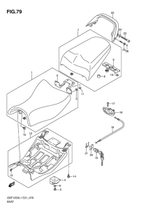 GSF1250 (ABS) Пружина