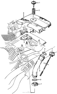 CL72 Upper crankcase cover