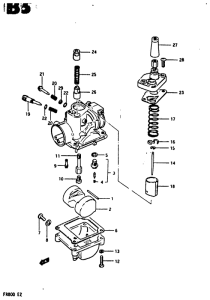FR80 Carburetor assy