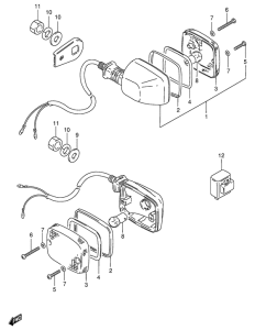 GS125 Поворотники