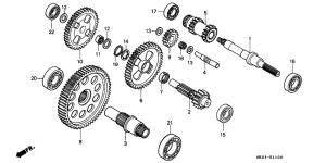 FL400R Reduction gear