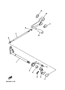 TZR250RSP ｼﾌﾄｼﾔﾌﾄ