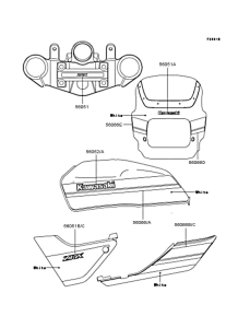 ZR400 Наклейки