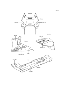 ZX600 Наклейки