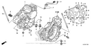  Картер двигателя