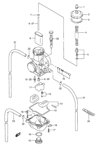 RMX250 Carburetor assy