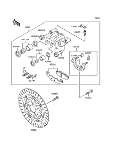 ZL400 Передний тормоз