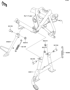 EJ800 Подножка