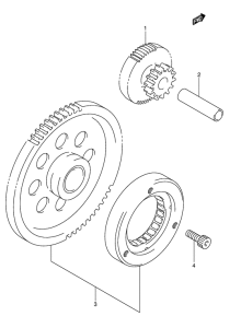 AN250 Муфта стартера