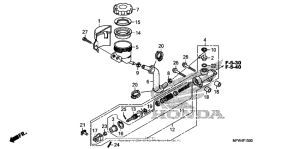 VT1300CS Задний тормозной цилиндр