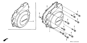 CBR900RR Крышка генератора